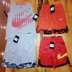NWT Nike Dri-Fit Size Medium Boys 10-12 Shorts and Shirt Lot